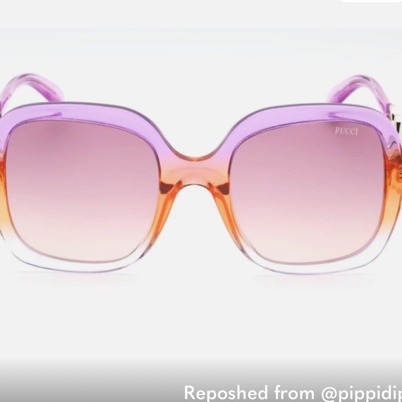 Emilio Pucci Sunglasses Brand New In Pouch! - Picture 1 of 4